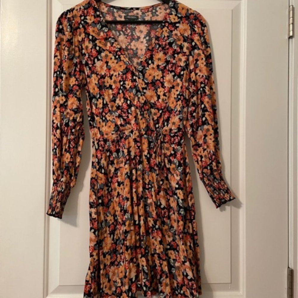 Floral Wrap Dress